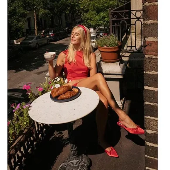 NWT Gianni Bini x Lilly Sisto Blakely Taffeta Boat Neck Bow Detail Mini Dress - Picture 5 of 9